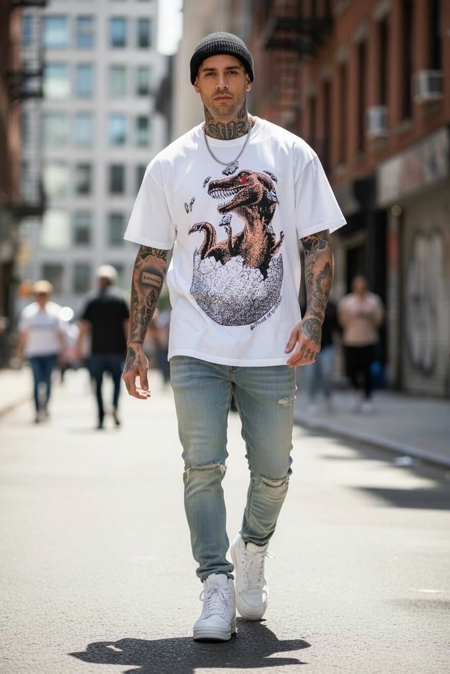 Men’s Very Rare Streetwear Tee Shirt M